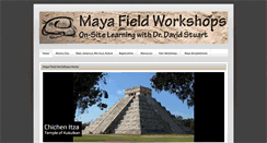Desktop Screenshot of mayafieldworkshops.com